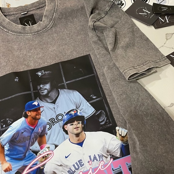 Ernie Clement American League Champions Tee Toronto Blue Jays Y2k Vintage - Picture 2 of 5